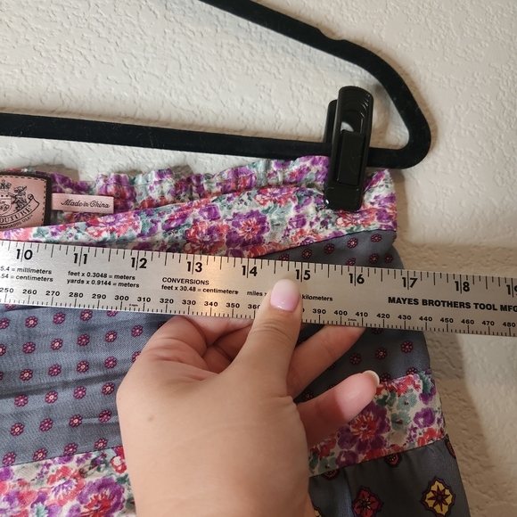 VINTAGE Juicy couture 100% silk skirt Y2K - Picture 6 of 7